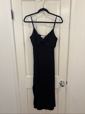 & Other Stories | Dresses | Nwt Other Stories Black Button Front Midi Dress  | Poshmark